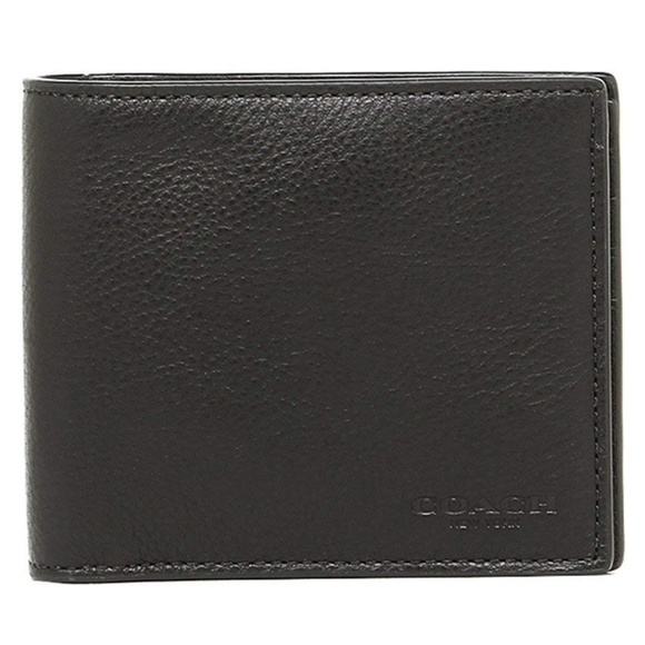 COACH NWT Mens Compact ID Sport Wallet  Trigger - Picture 1 of 7